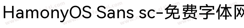 HamonyOS Sans sc字体转换